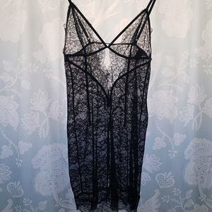 Victoria's secret sheer lace slip L
